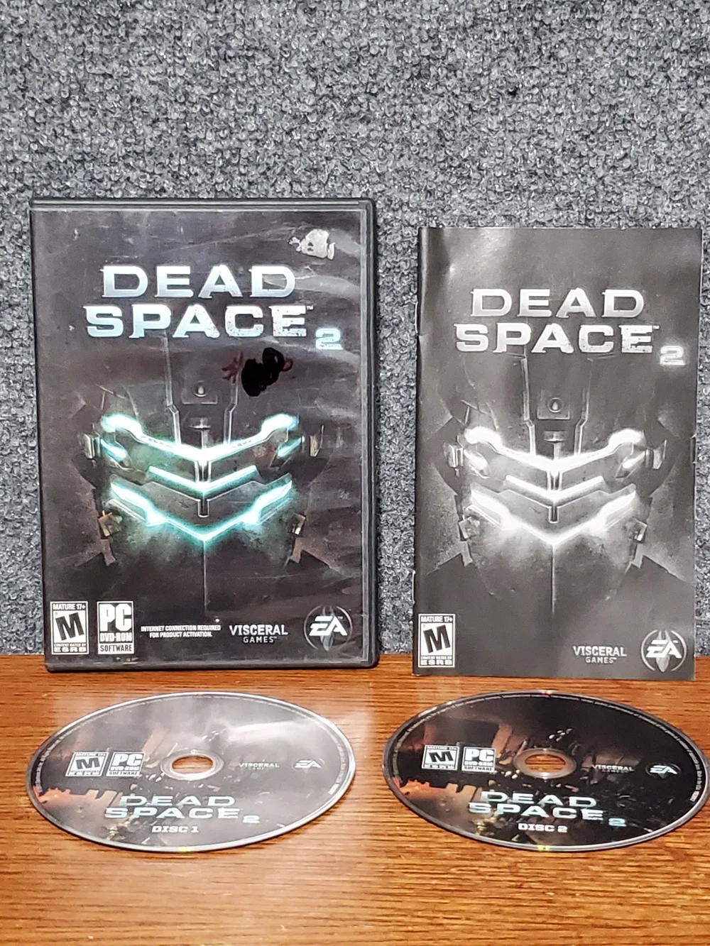 Dead Space 2 PC Game Discs & Case - Blue/Black Artwork